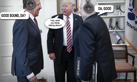 “I Never Told Them Any Super Big Secrets,” Says Trump About May 2017 Oval Office Meeting with Russians