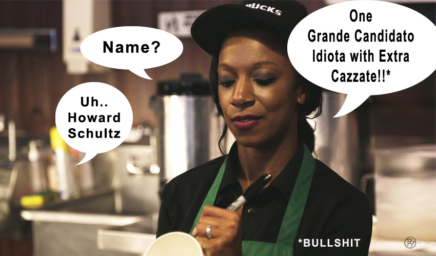 Howard Schultz: Narcissist Americano