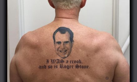 Roger Stone’s Creepy Tattoo Reboot