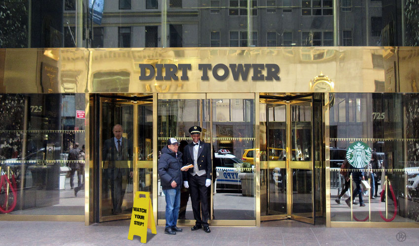 Tenants Vote To Change Trump Flagship Building Name. ‘Dirt Tower’ Hurts.