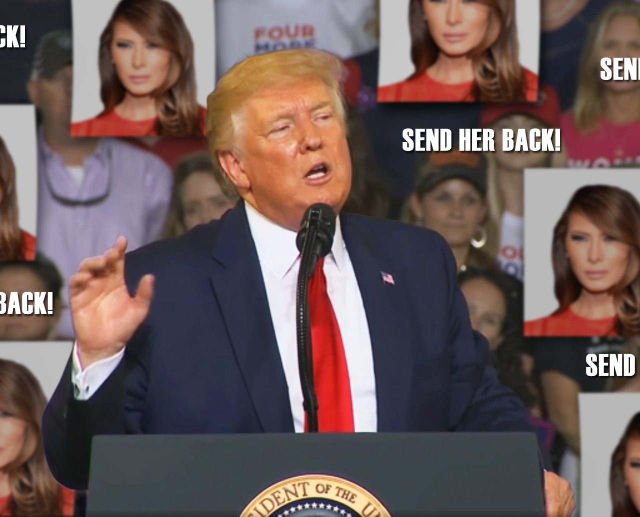 Trump Marriage Kaput? Photoshopped Image Angers First Lady