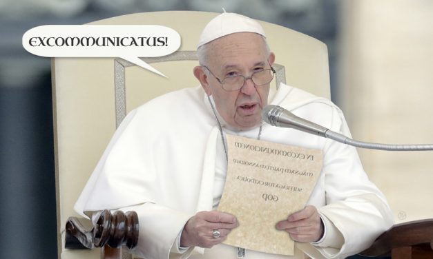 Christmas Surprise: Pope Excommunicates the GOP, All of Them