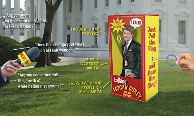 Trump’s Talking Hogan Gidley Doll: Just As Good But Cheaper