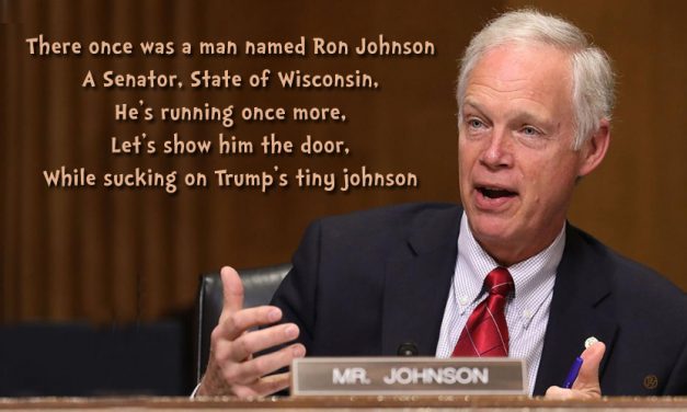 Senator Ron Johnson Pulls Ahead in Race for Sycophant of the Year Award