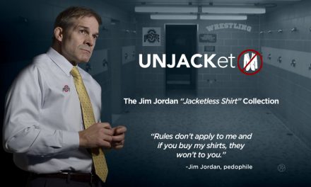 Perfect for  Locker Rooms! UNJACKet: Introducing the Jim Jordan “Jacket-less Shirt Collection”