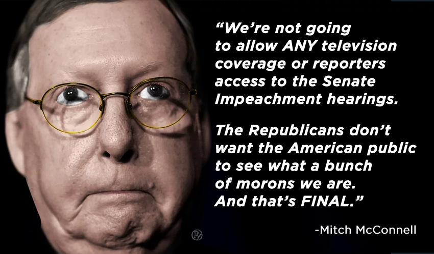 Impeachment Pressure Getting to Mitch McConnell