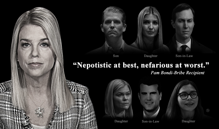 Pam Bondi Firmly Denounces Nepotism