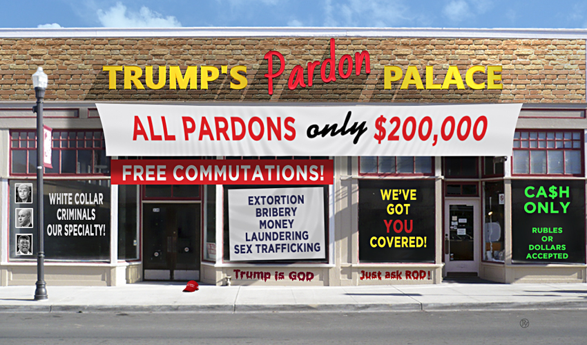 Trump’s Pardon Palace Open For Business In Washington