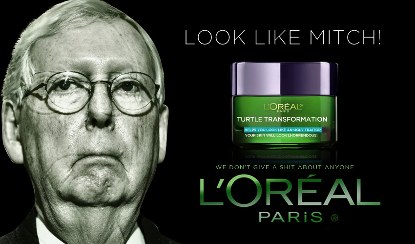 McConnell Attaches Kentucky-based L’Oreal’s ‘Turtle Transformation Cream’ to Emergency Coronavirus Bill