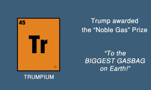 Trump Receives Noble Prize for Creating New Self-Test to Identify Virulent Gas