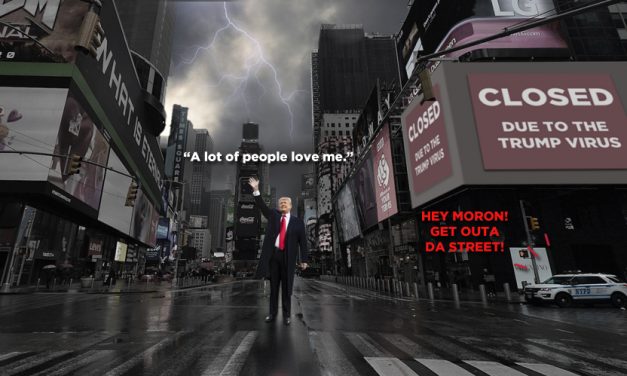 Trump in Times Square: “Not Another Human Being in Sight, I Love It!