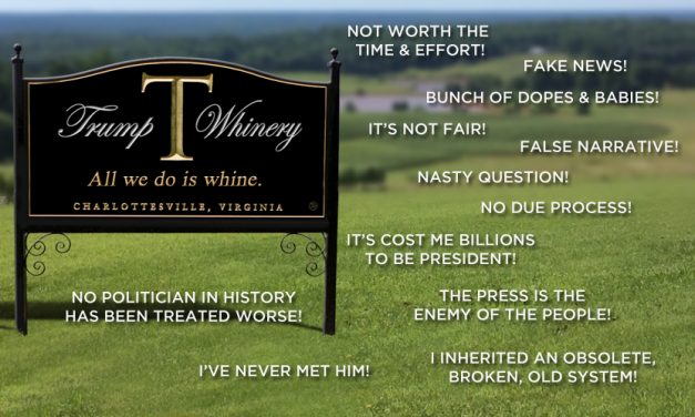“Smells Like a Wet Dog:” Trump Whinery Plagued by Cork Taint